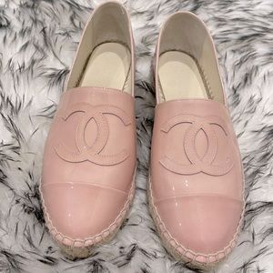 Chanel Espadrilles - Patent Pink Leather